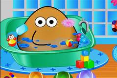 Купание Поу - Pou Bathing